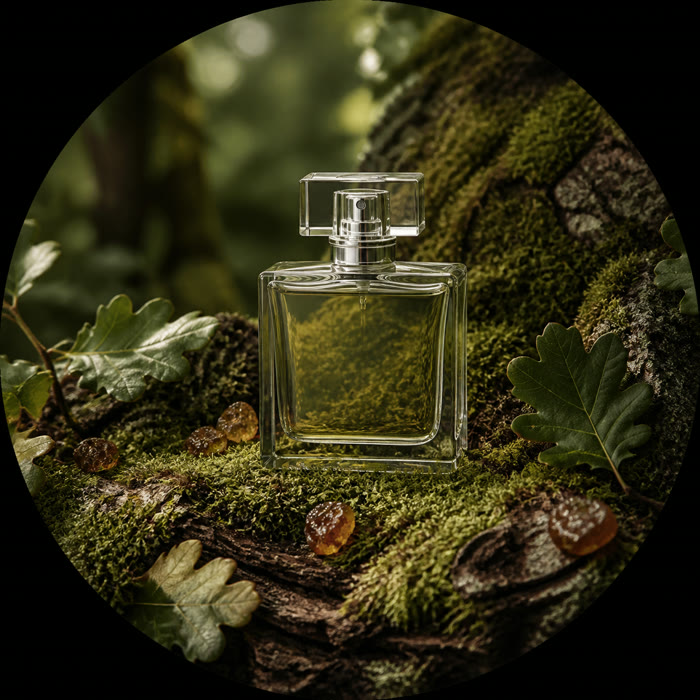 Selección de perfumes con musgo de roble