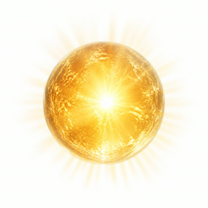 Ambiente cálido y luminoso de notas solares en perfumería