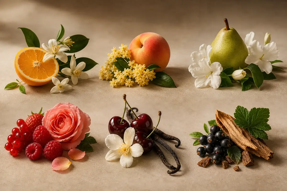 Mejores perfumes frutales de mujer: 6 equivalencias 3 Seis perfiles de perfumes frutales de mujer con frutas, flores, vainilla y maderas
