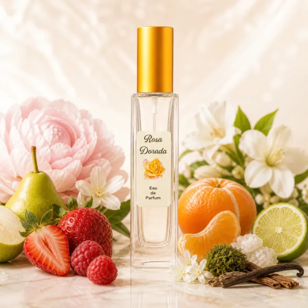 Perfume equivalente a Mon Paris Yves Saint Laurent para Mujer – Rosa Dorada Perfume equivalente a Mon Paris Yves Saint Laurent para Mujer