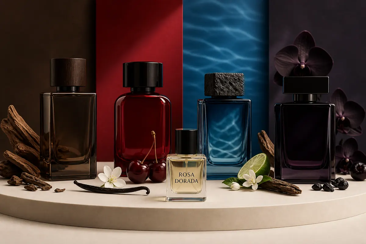 Perfumes similares a Tom Ford amaderados, gourmand, frescos y florales