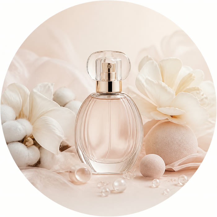 Selección de perfumes suaves