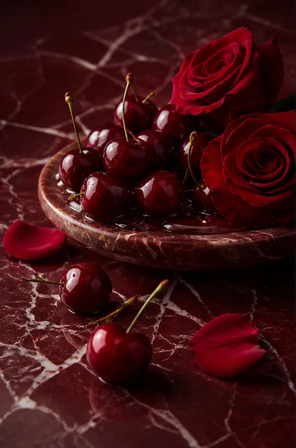 Cerezas y rosas del perfume equivalente a Very Good Girl Glam 600