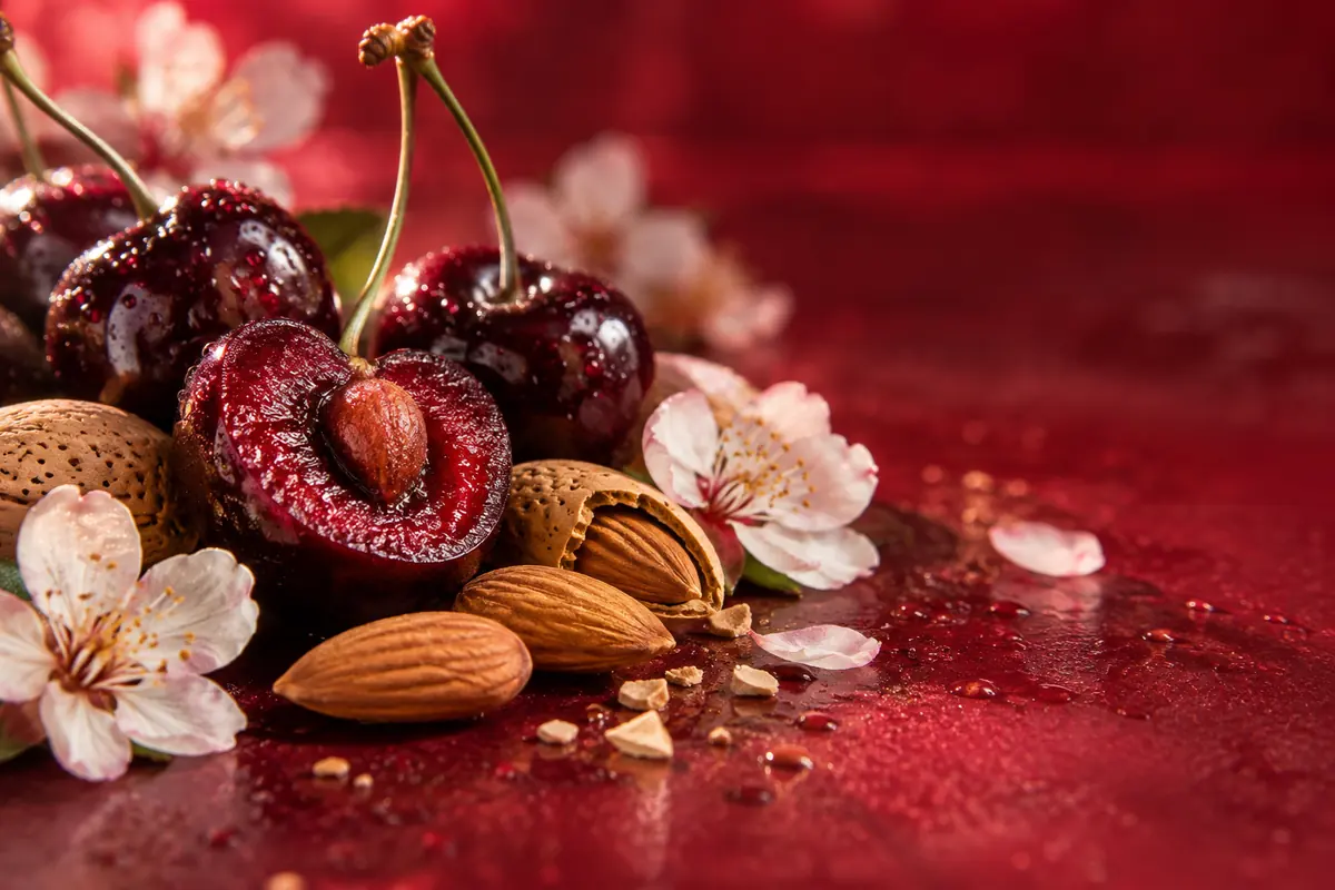 Cereza negra y almendra amarga, notas de salida de la referencia 600
