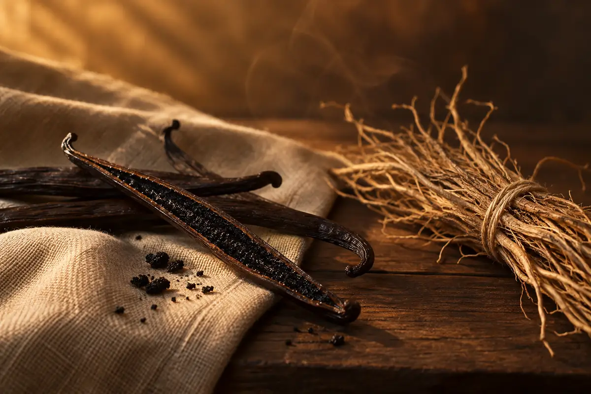 Vainilla Bourbon y vetiver, notas de fondo de la referencia 600