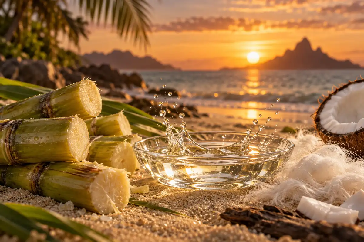 Perfume equivalente a Virgin Island Water Creed – 205 4 Caña de azúcar, ron blanco y almizcle del fondo de la referencia 205