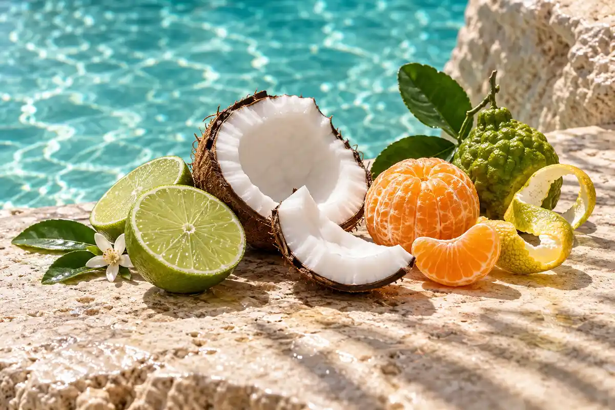 Perfume equivalente a Virgin Island Water Creed – 205 2 Lima, coco, bergamota y mandarina de la salida de la referencia 205