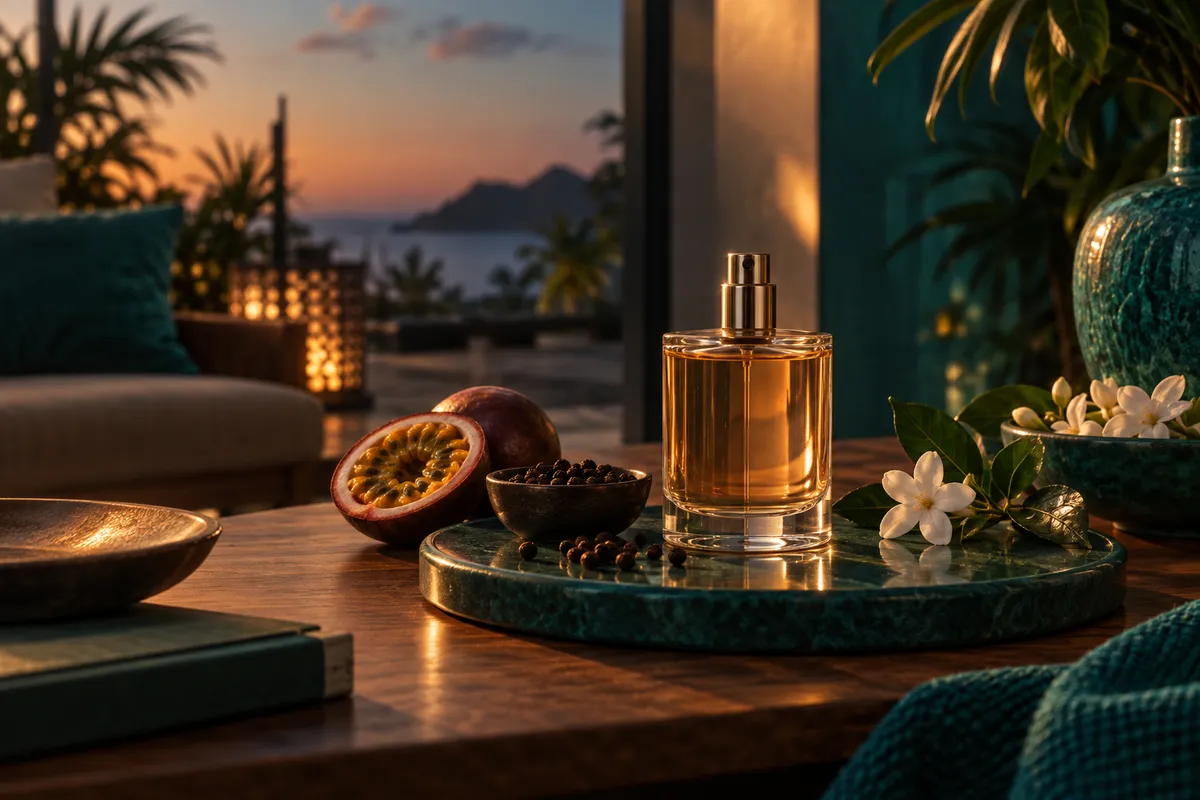 Ambiente de tarde y noche para el perfume equivalente a Aican Kajal