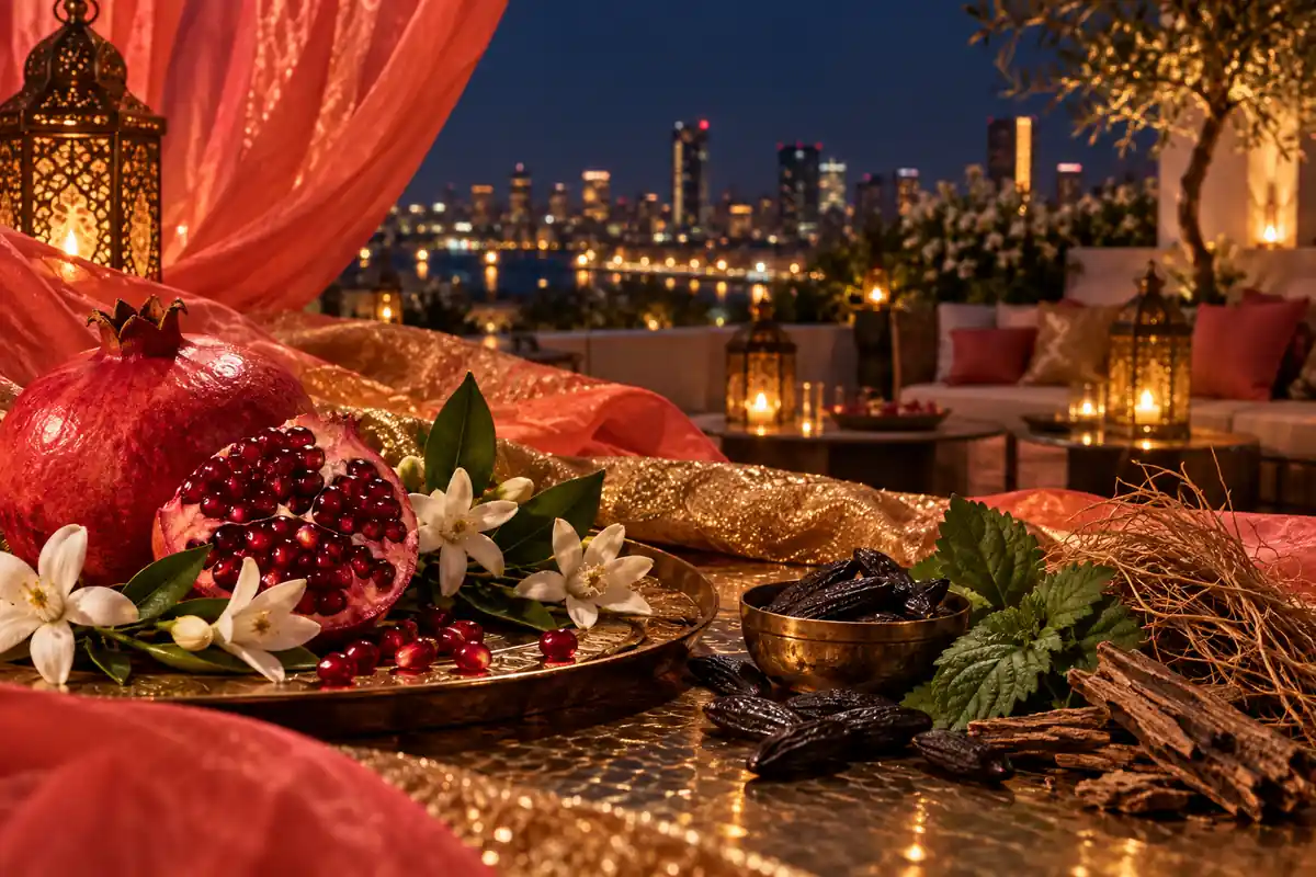 Fondo cálido de tonka pachulí y vetiver Ambiente nocturno floral gourmand de la referencia 241