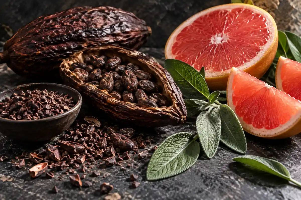 Salida de cacao pomelo y salvia Cacao pomelo y salvia del perfume equivalente a Scalpers The Club