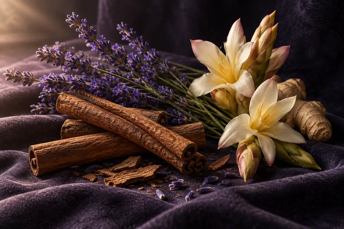 Canela lavanda flor de jengibre y azahar referencia 84