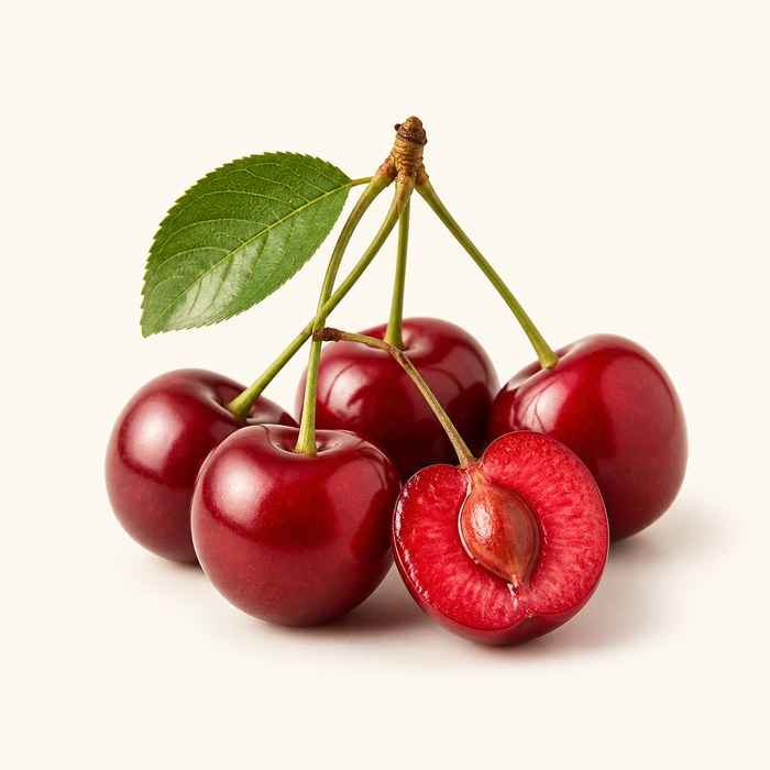 Cerezas ácidas rojas para perfumes frutales vibrantes