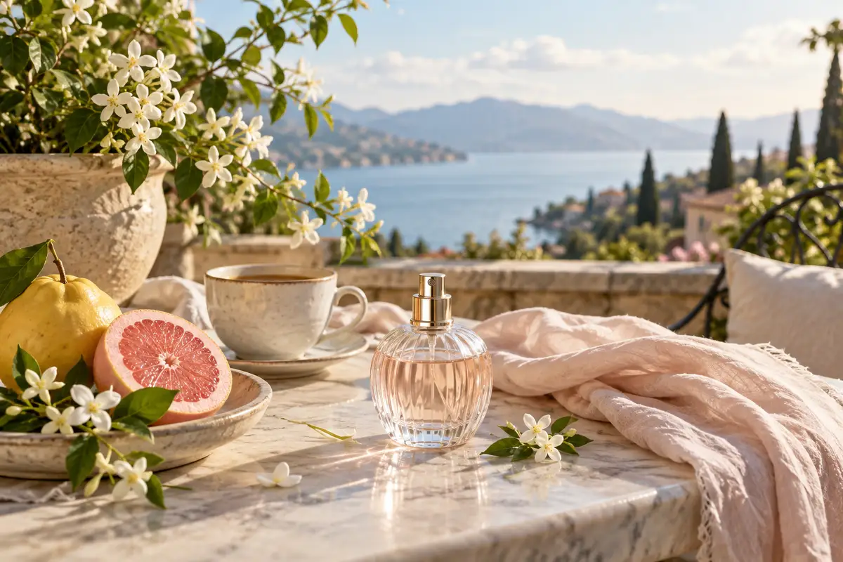 Ambiente luminoso de día para el perfume equivalente a Chance Eau Tendre