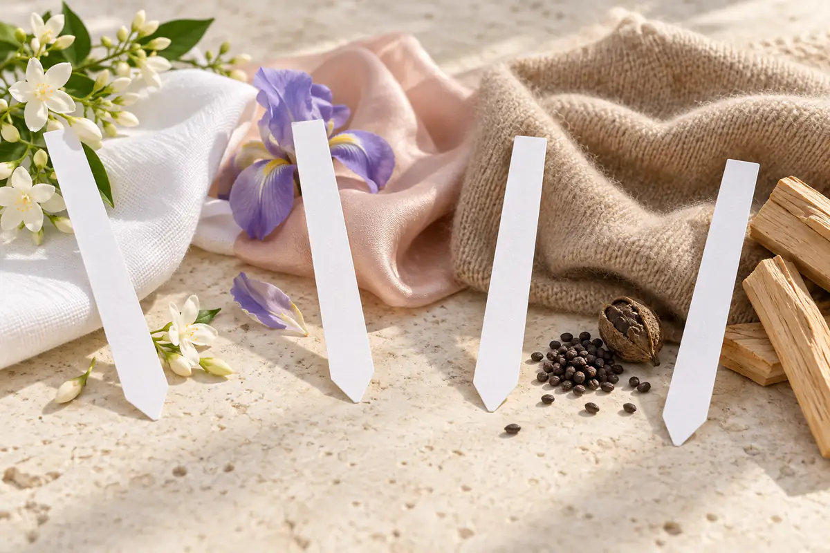 Los mejores perfumes almizclados equivalentes (guía 2026) 4 Cómo probar perfumes almizclados en tira olfativa y piel