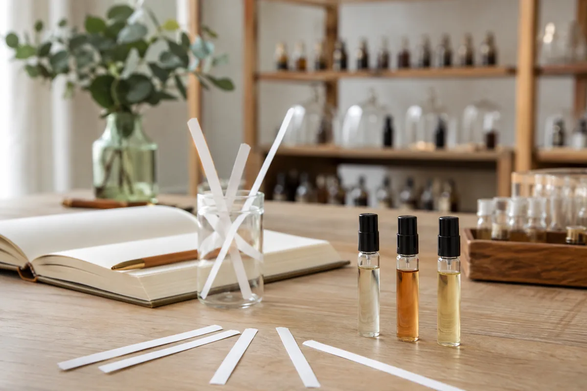 Cómo probar un perfume nicho con tiras olfativas