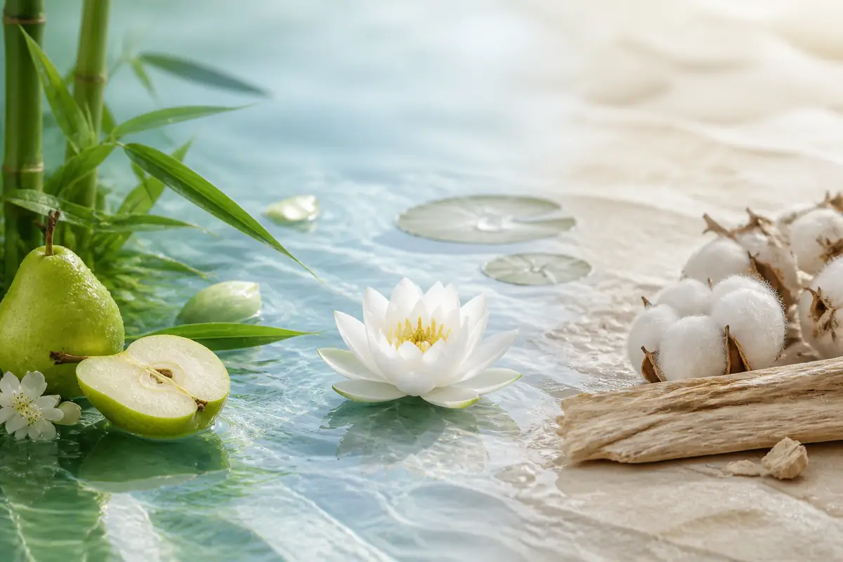 Omnia Crystalline: a qué huele y perfume equivalente 223 3 Evolución de Omnia Crystalline y perfume equivalente 223 desde pera y bambú hasta loto, almizcle y maderas