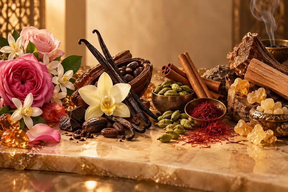 Mejores perfumes orientales de mujer equivalentes por familias floral vainilla especiada y amaderada