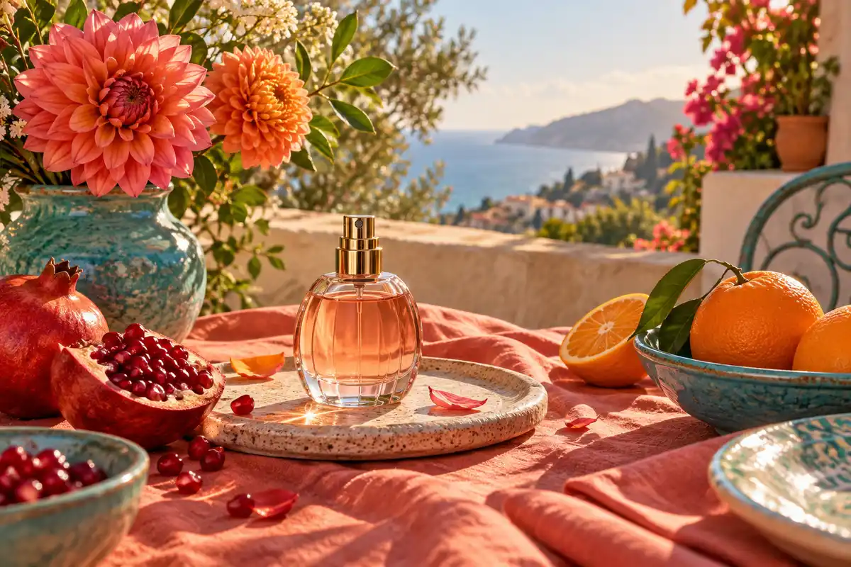 Ambiente de verano para el perfume equivalente a Flor del Sol