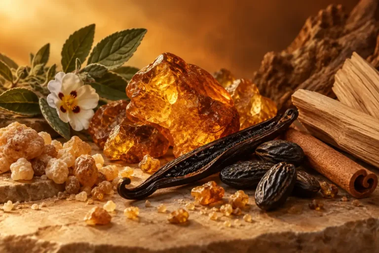 Los mejores perfumes ámbar equivalentes: hombre y mujer (guía 2026) 9 Perfumes ámbar equivalentes con resinas, vainilla, tonka, especias y maderas