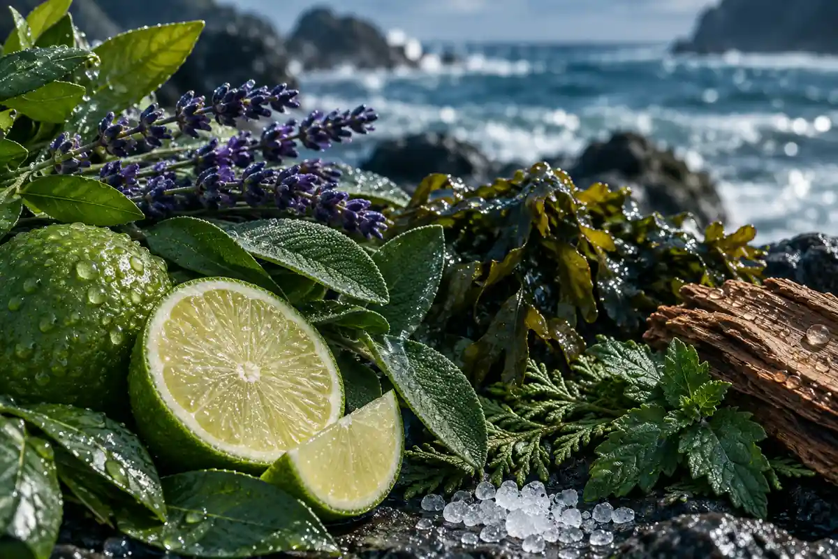 Cítricos, algas, lavanda, salvia y cedro de la referencia 190