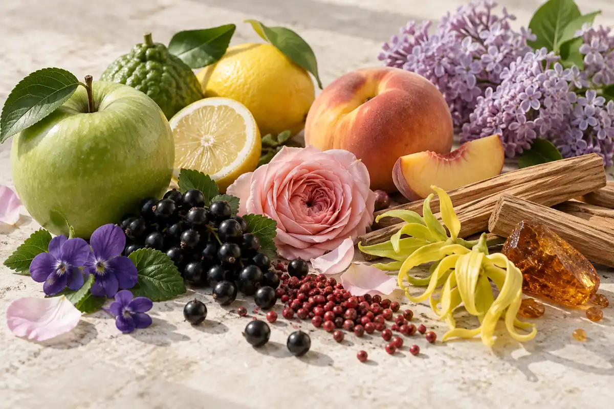 Manzana, cítricos, flores, sándalo y ámbar de la referencia 371
