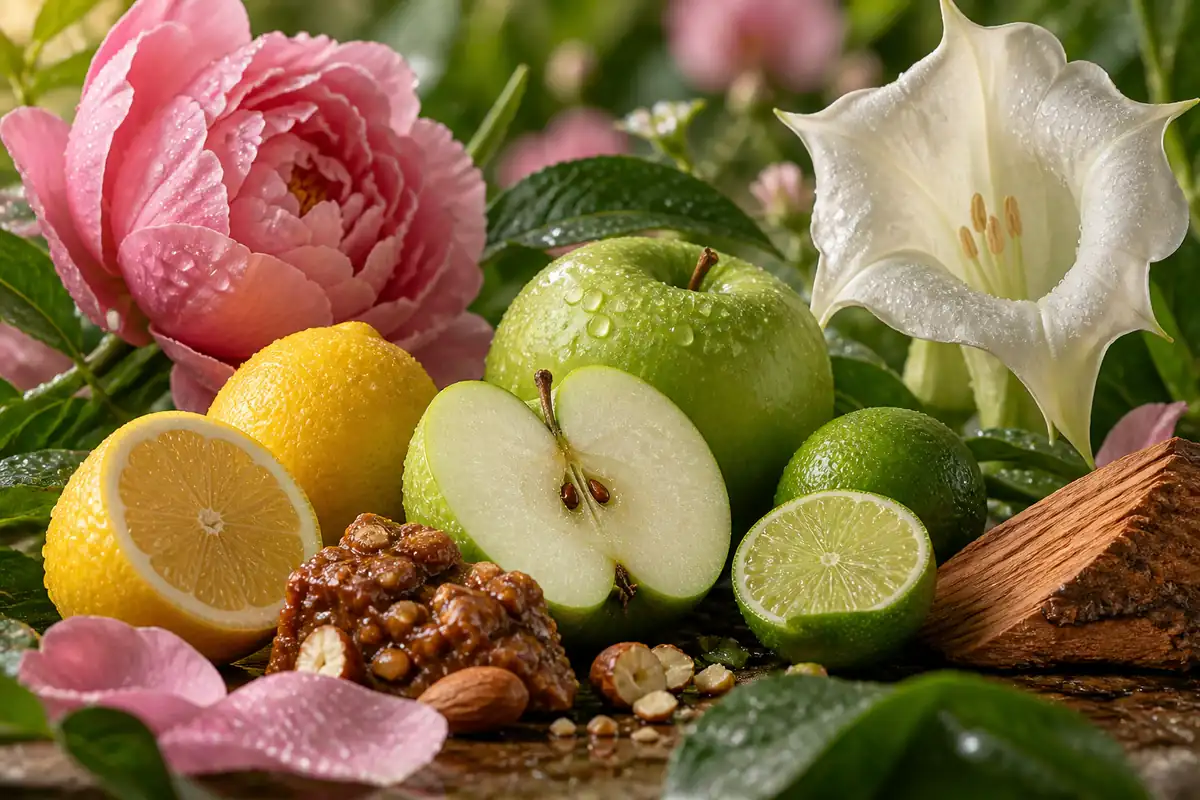 Limón, lima, manzana verde, peonía, praliné y cedro de la referencia 151