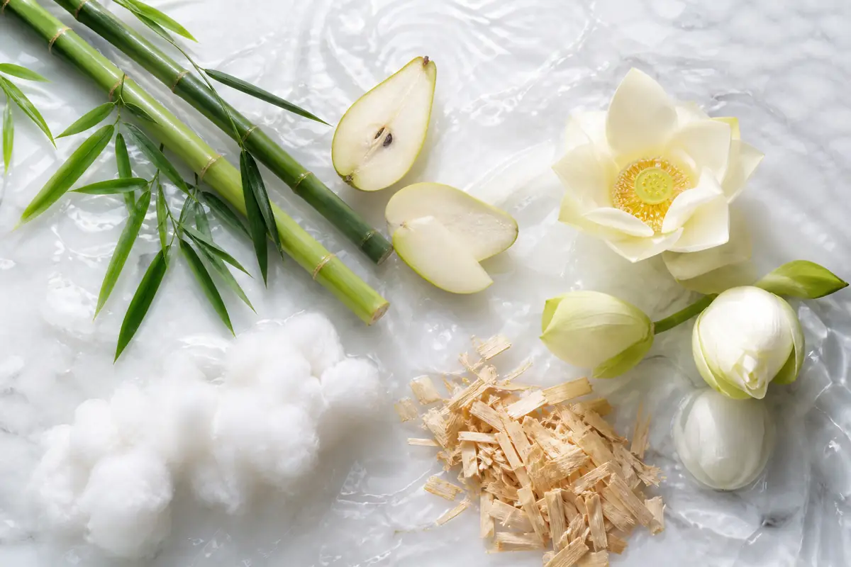 Omnia Crystalline: a qué huele y perfume equivalente 223 2 Notas del perfume equivalente a Omnia Crystalline 223 con pera, bambú, loto, almizcle y maderas claras