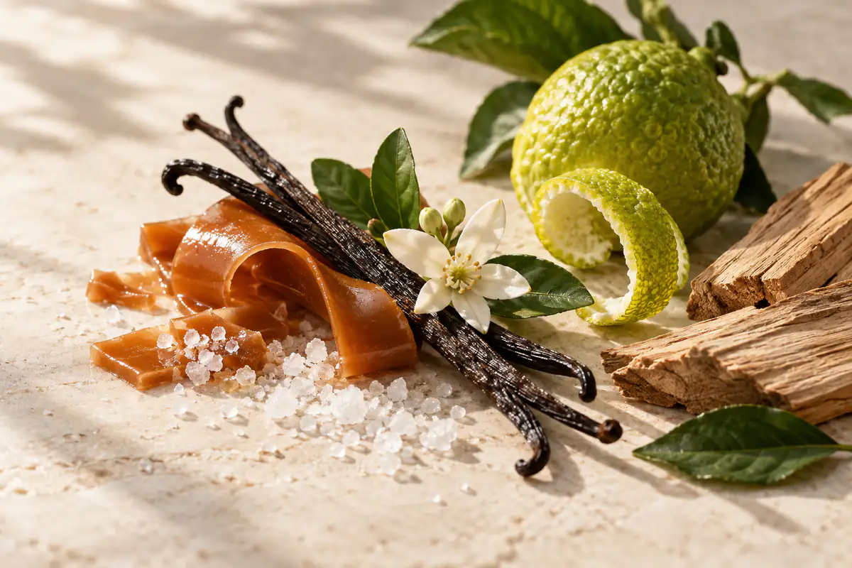 Cómo elegir un perfume dulce sin empalagar con vainilla cítricos sal y madera