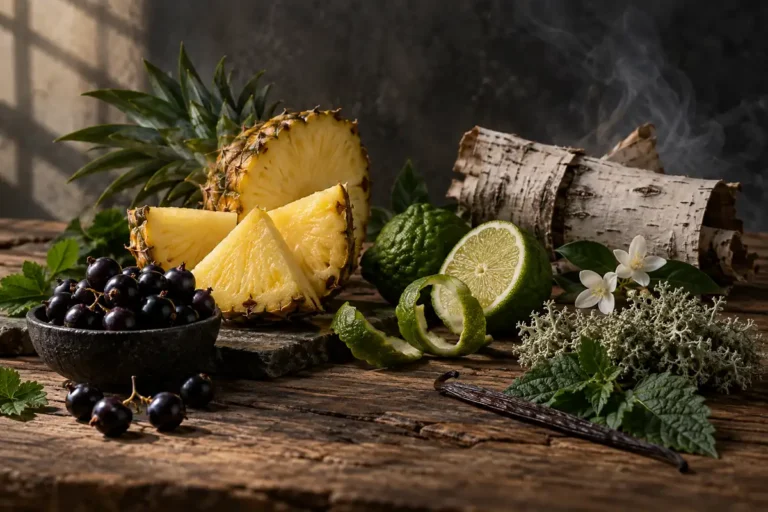 Perfume equivalente a Aventus: notas y comparativa 33 Perfume equivalente a Aventus con piña, grosella negra, bergamota, abedul, jazmín, musgo y vainilla