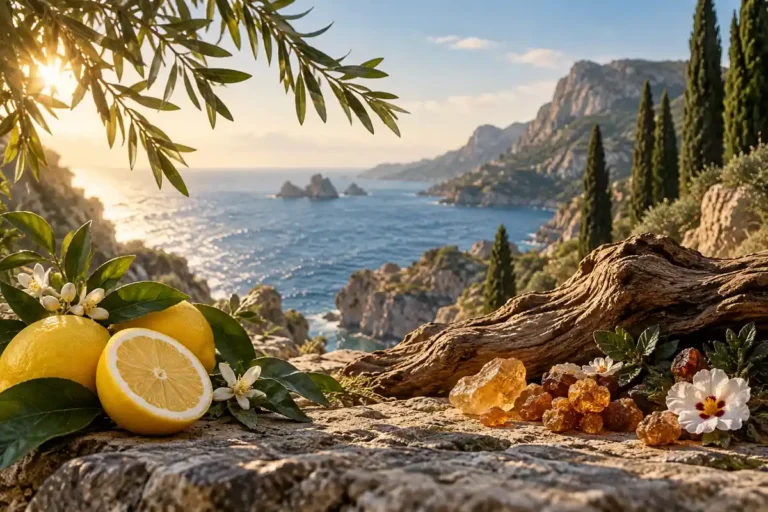 Limón, ciprés, roble y ámbar del perfume equivalente a Costa Azzurra Parfum 266