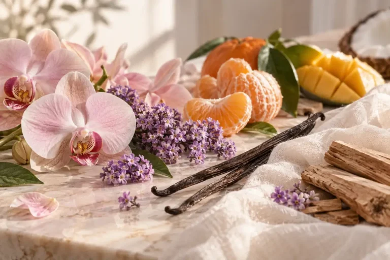 Perfume Equivalente a Yara de Lattafa: Guía Completa 2026 29 Perfume equivalente a Yara con orquídea, heliotropo, tangerina, frutas tropicales, vainilla y sándalo