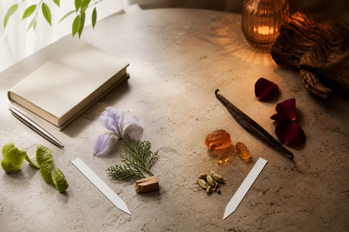 Cómo escoger el perfume perfecto para cada ocasión comparando un perfil fresco de oficina y otro cálido de noche