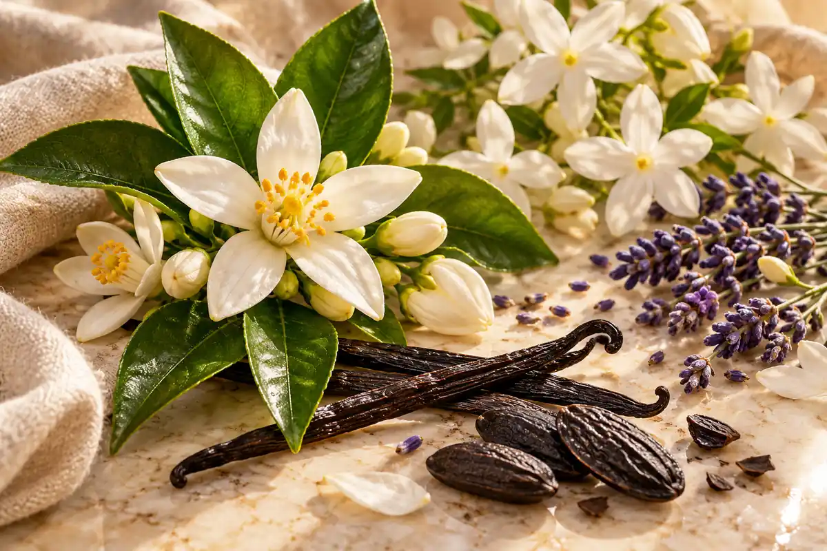 Perfumes de azahar y neroli: en qué se diferencian al olerlos 3 Azahar y flores blancas con lavanda, vainilla y tonka