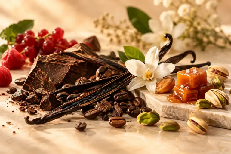 Los mejores perfumes dulces y gourmand equivalentes (guía 2026) 21 Mejores perfumes dulces y gourmand equivalentes con vainilla cacao café y pistacho