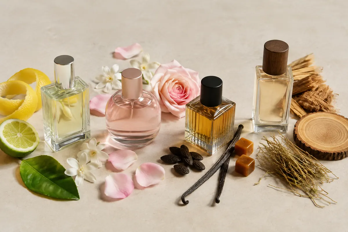 Perfumes de equivalencia baratos agrupados por familias olfativas