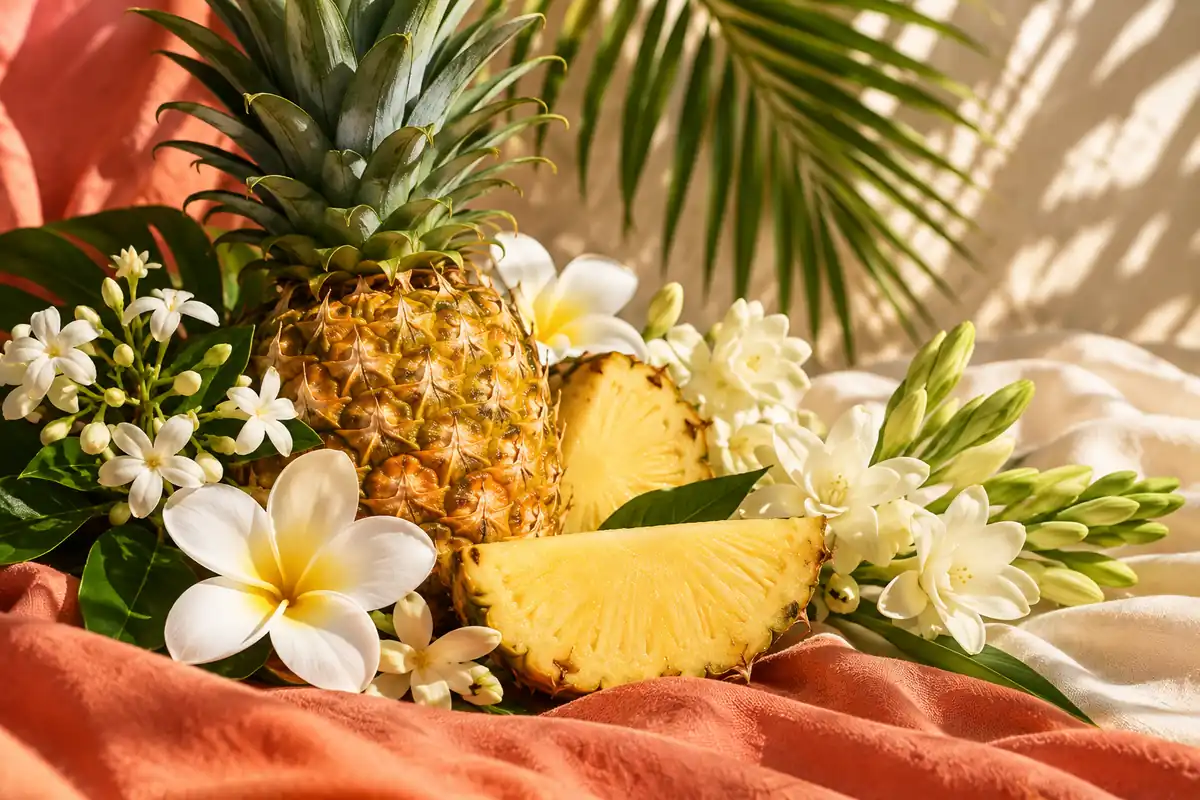 Piña flor de tiaré jazmín y nardos referencia 87