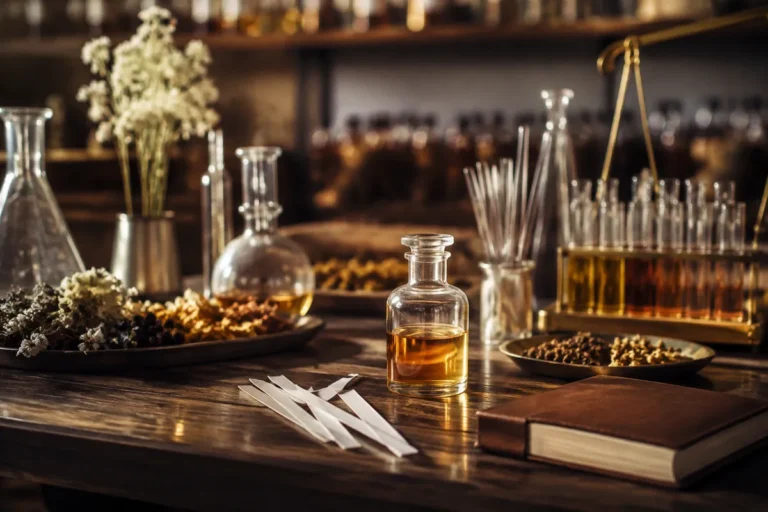 Qué es un perfume nicho: guía sencilla para entenderlos y elegir bien 13 Qué es un perfume nicho en una mesa de perfumista