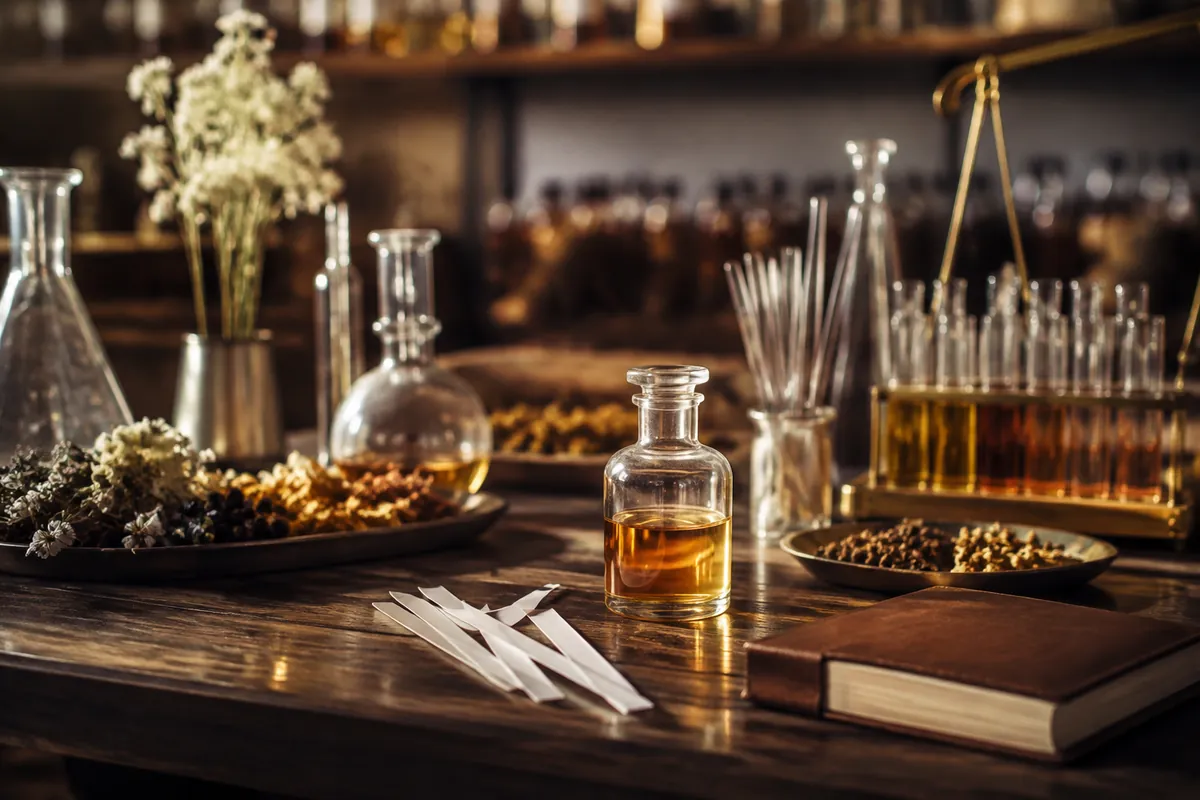 Qué es un perfume nicho en una mesa de perfumista
