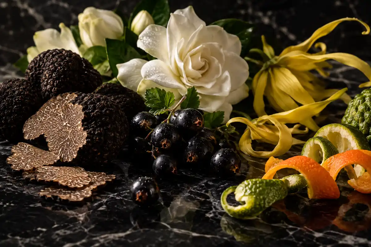 Trufa, grosellas negras, gardenia y cítricos de la referencia 263