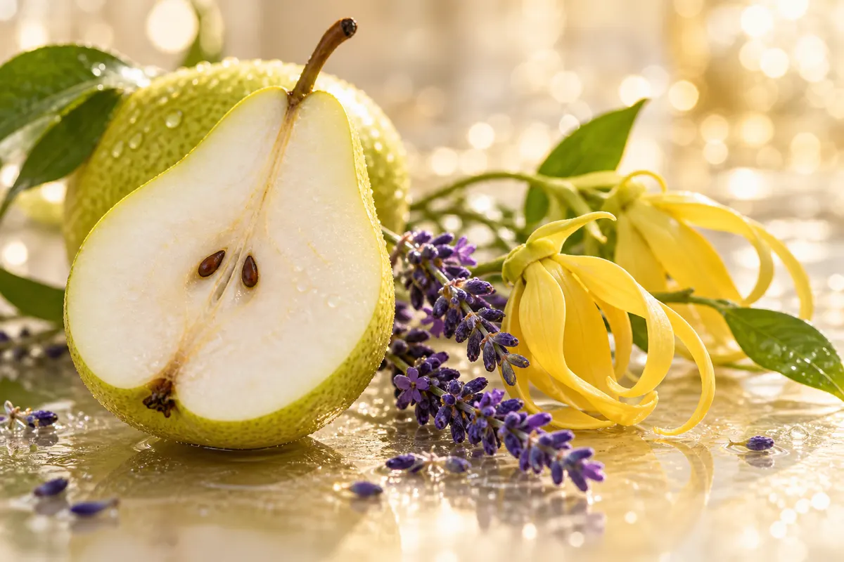 Pera, lavanda e ylang-ylang de la salida de la referencia 648
