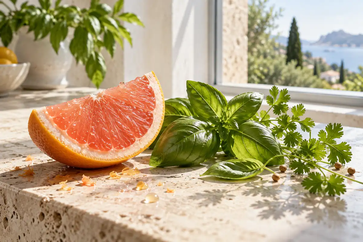 Pomelo, albahaca y cilantro: notas del perfume The One for Men