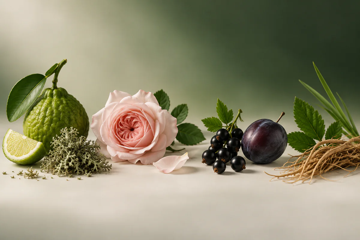Tipos de perfumes chipre clásico floral frutal verde y amaderado