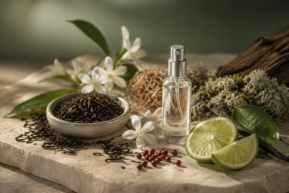 Perfume equivalente a Valentino Donna Born in Roma Green Stravaganza Mujer con té ahumado y flores blancas