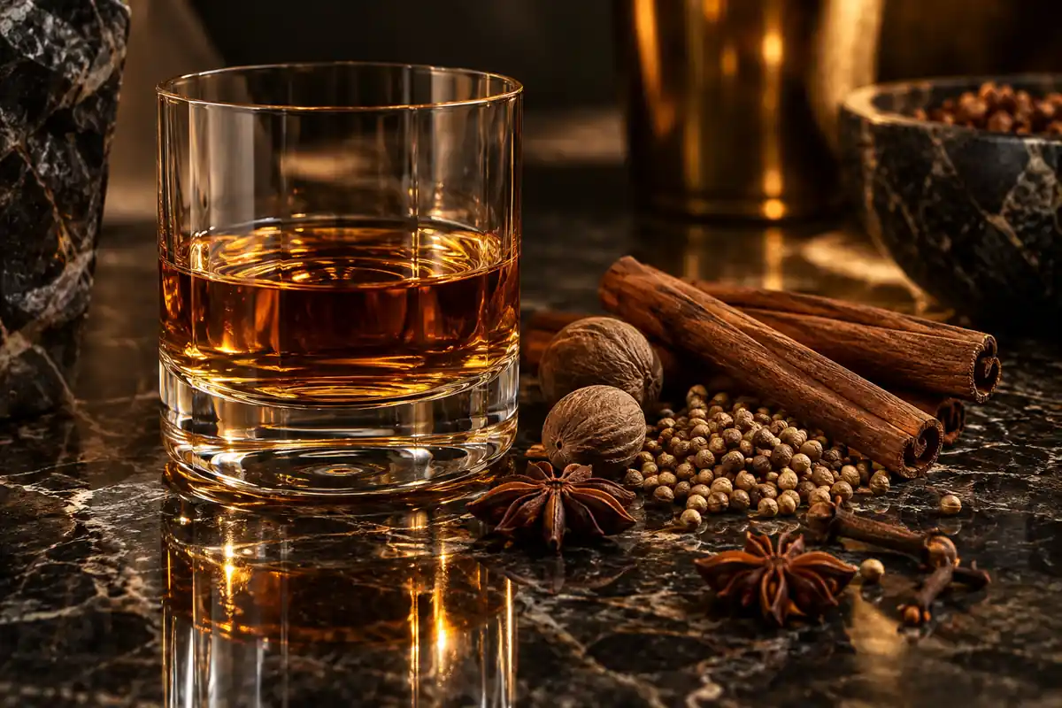 Whisky canela y cilantro del perfume equivalente a Tobacco Oud